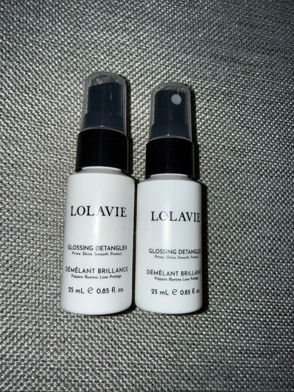 2 Lolavie glossing detangler prime shine smooth protect